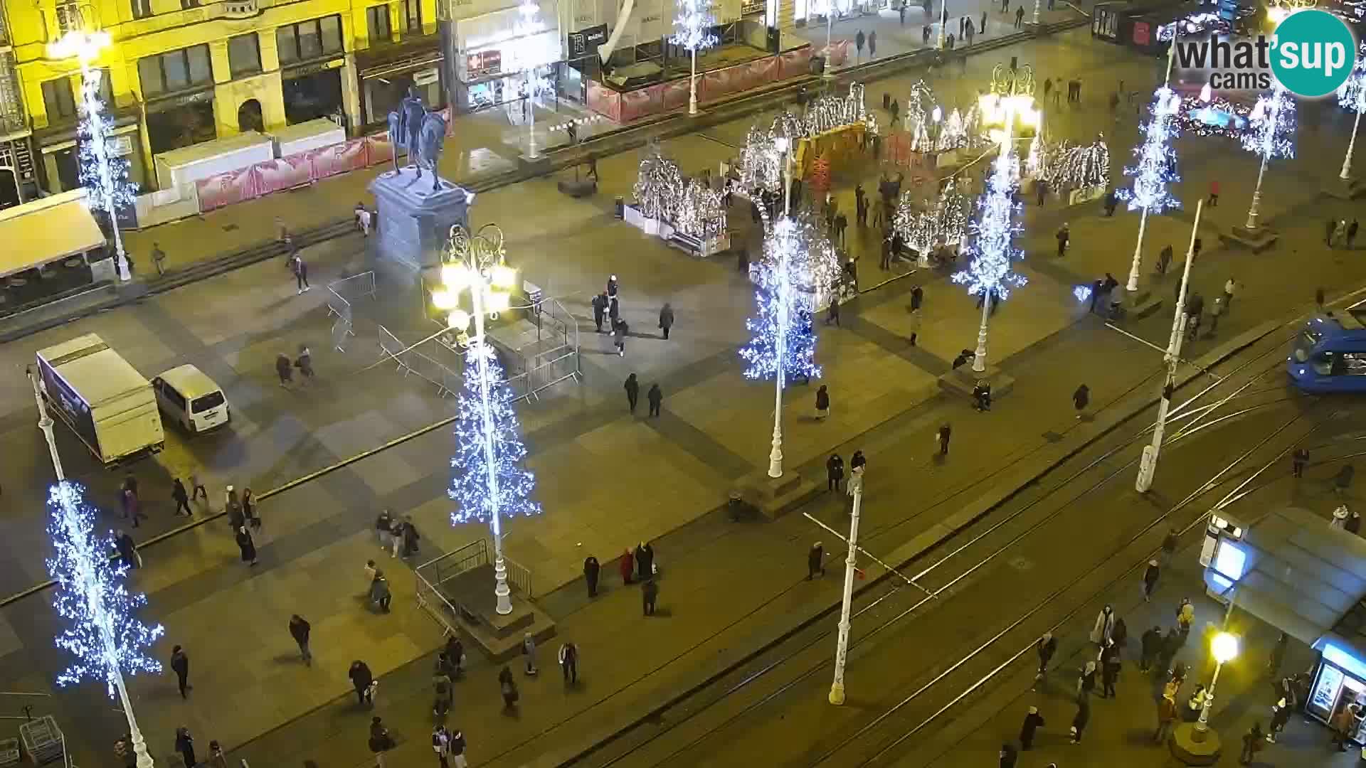 Piazza Ban Jelačić livecam Zagreb – Hotel Dubrovnik
