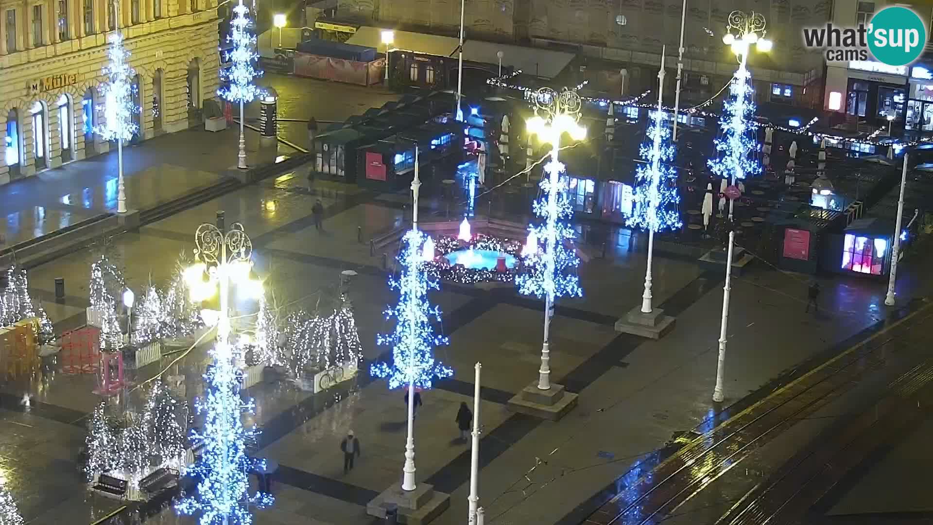 Plaza Ban Jelačić camera en vivo Zagreb – Hotel Dubrovnik