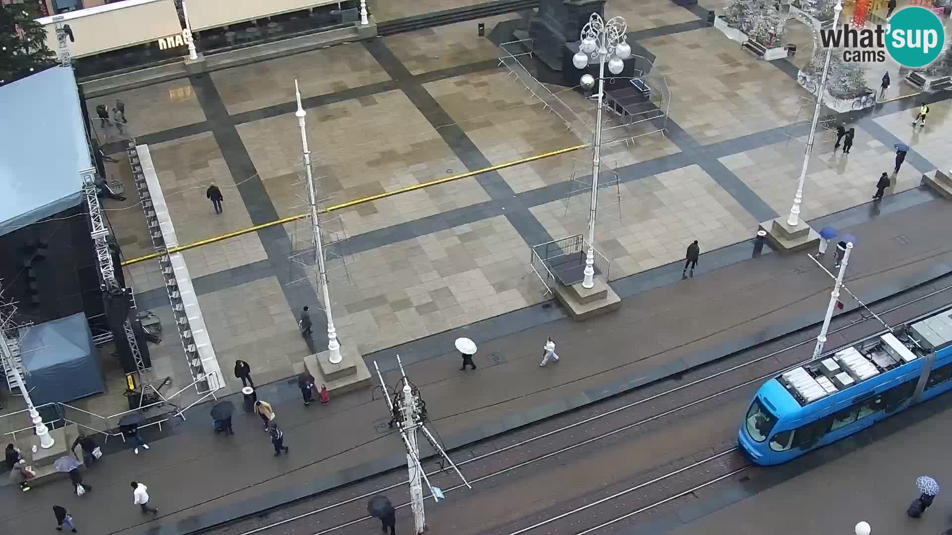 LIVE Webcam Zagreb Hotel Dubrovnik | Ban Jelačić square