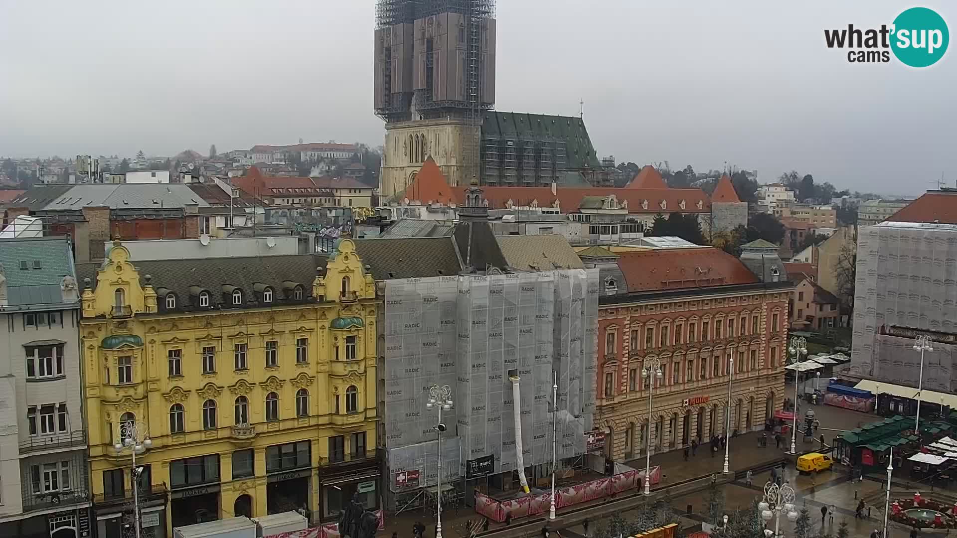 Plaza Ban Jelačić camera en vivo Zagreb – Hotel Dubrovnik