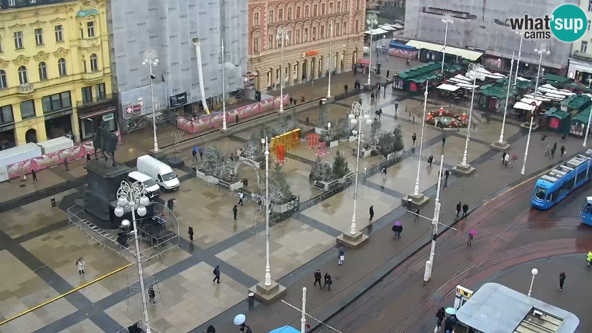 Ban Jelačić Platz  Live webcam Zagreb – Hotel Dubrovnik