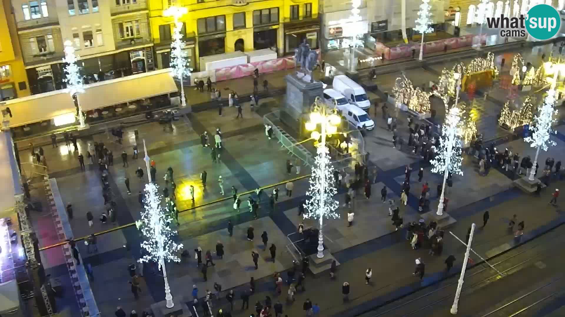 Ban Jelačić Platz  Live webcam Zagreb – Hotel Dubrovnik
