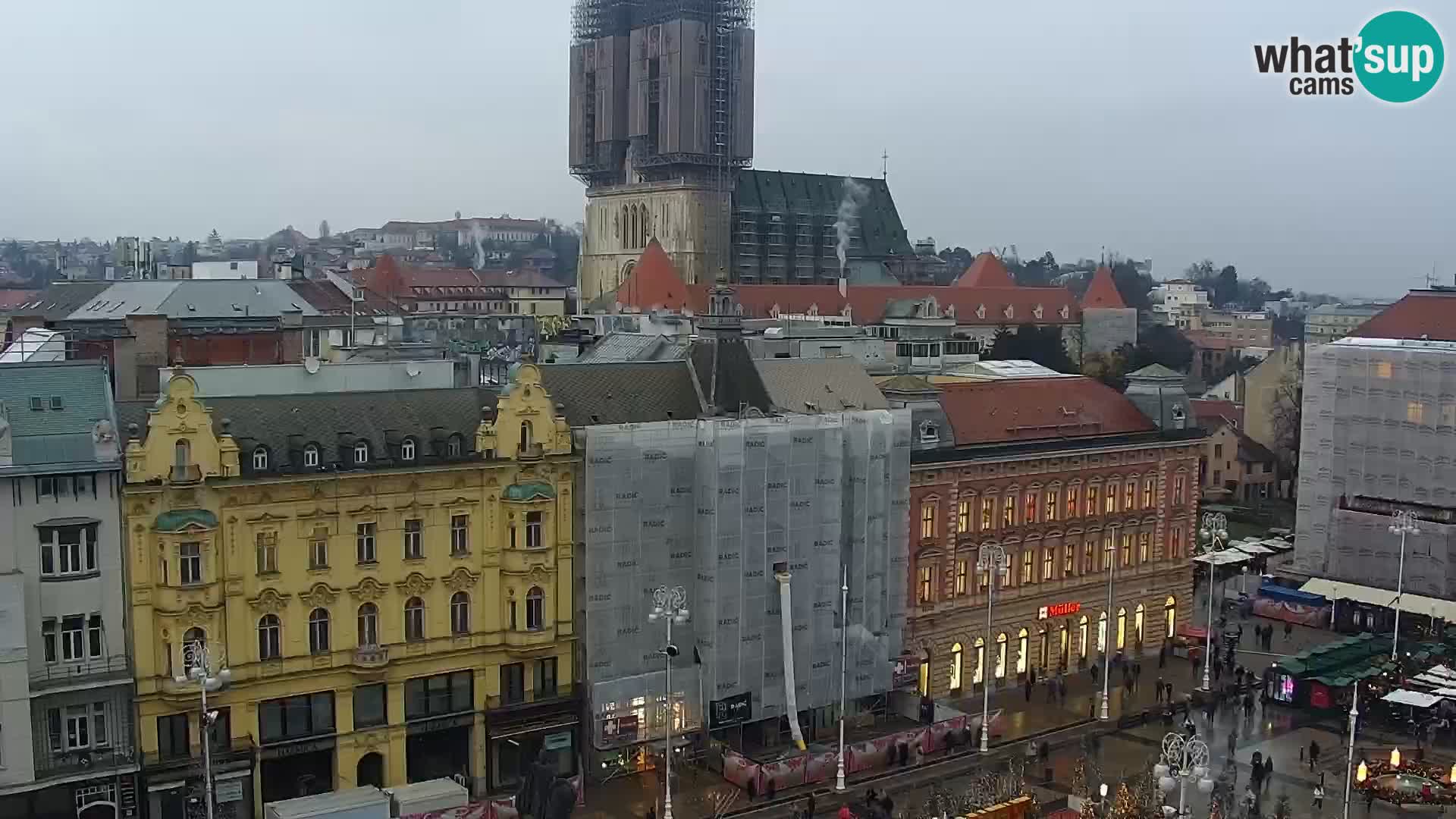Ban Jelačić live cam Zagreb – Hotel Dubrovnik