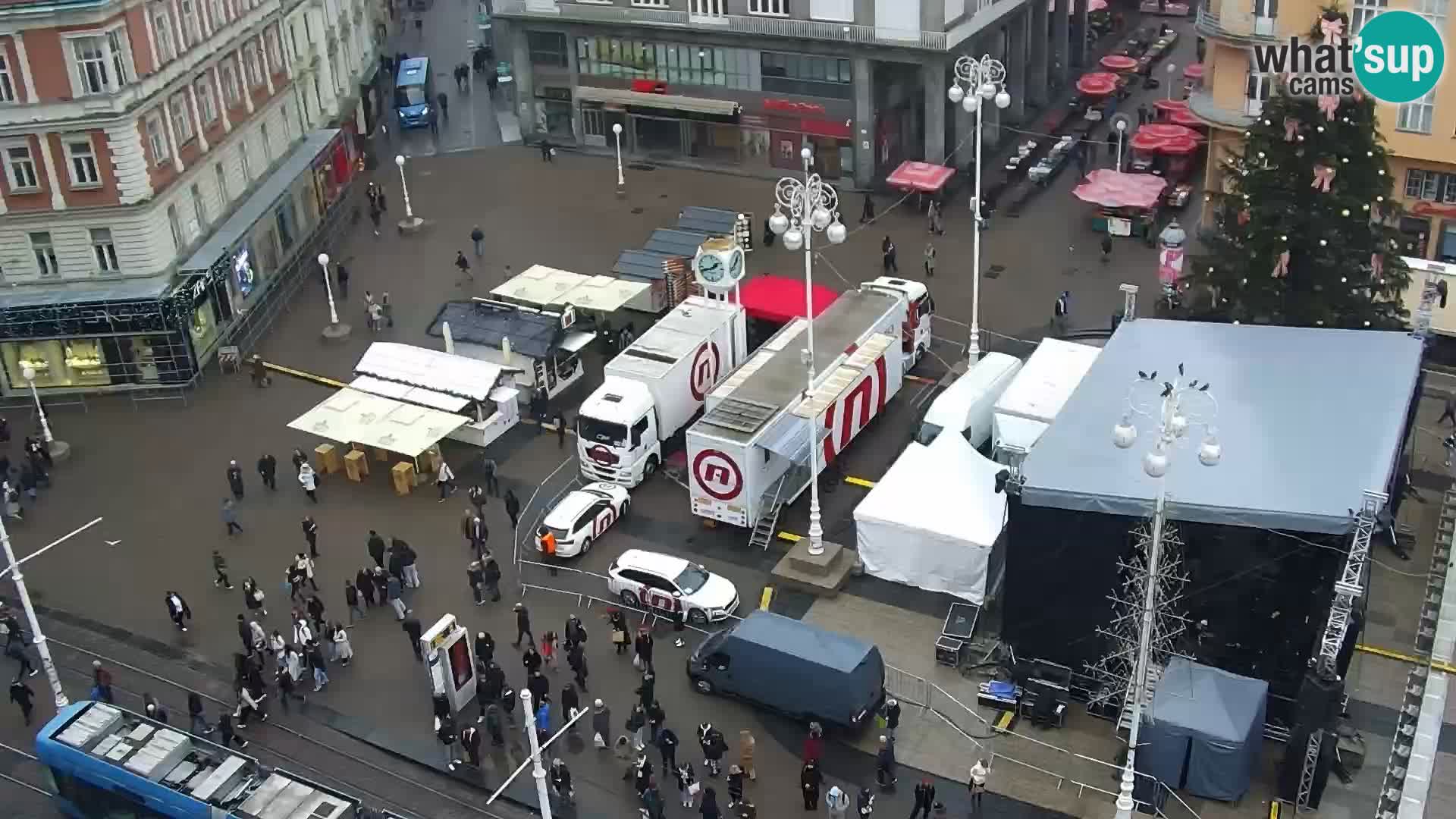 Ban Jelačić Platz Live webcam Zagreb – Hotel Dubrovnik