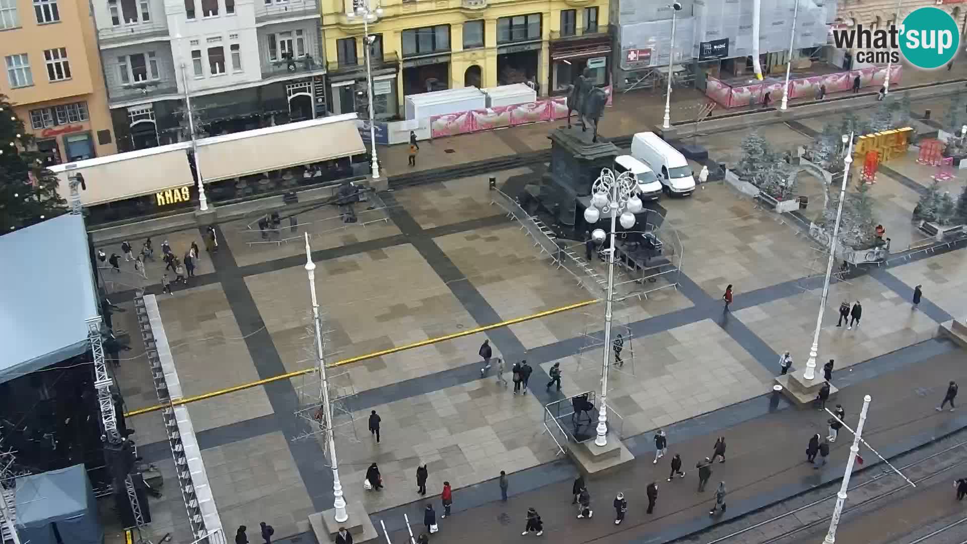 LIVE Webcam Zagreb Hotel Dubrovnik | Ban Jelačić square