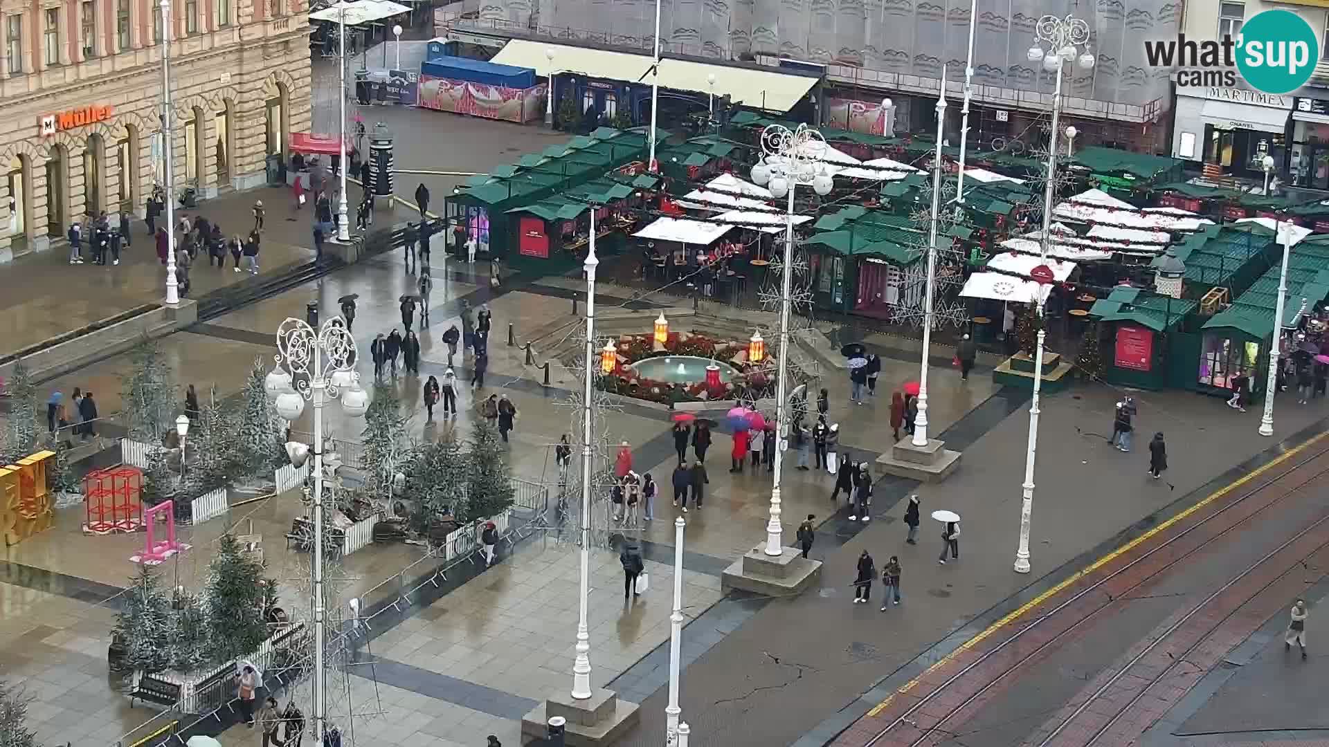 Ban Jelačić Platz  Live webcam Zagreb – Hotel Dubrovnik