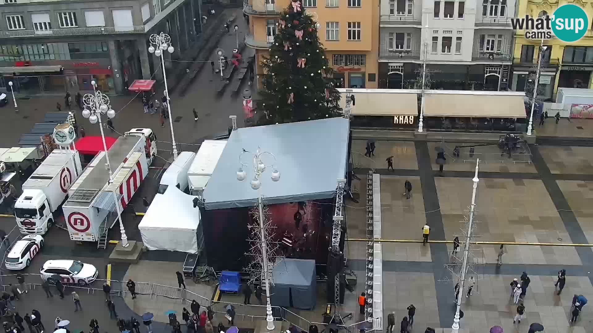 Ban Jelačić live cam Zagreb – Hotel Dubrovnik