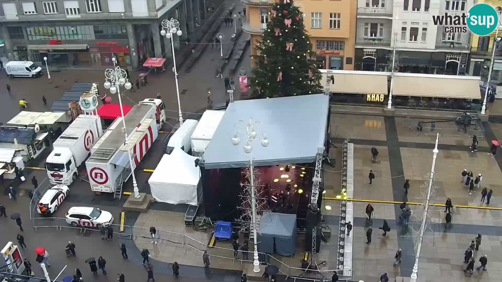 LIVE Webcam Zagreb Hotel Dubrovnik | Ban Jelačić square