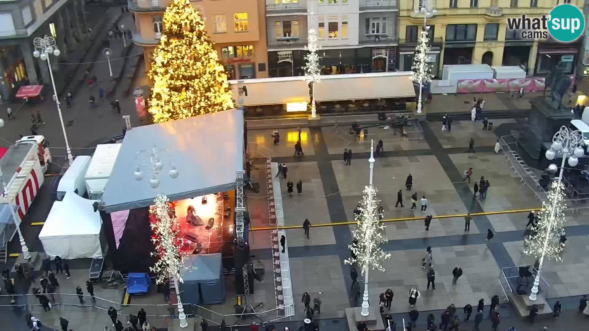 LIVE Webcam Zagreb Hotel Dubrovnik | Ban Jelačić square