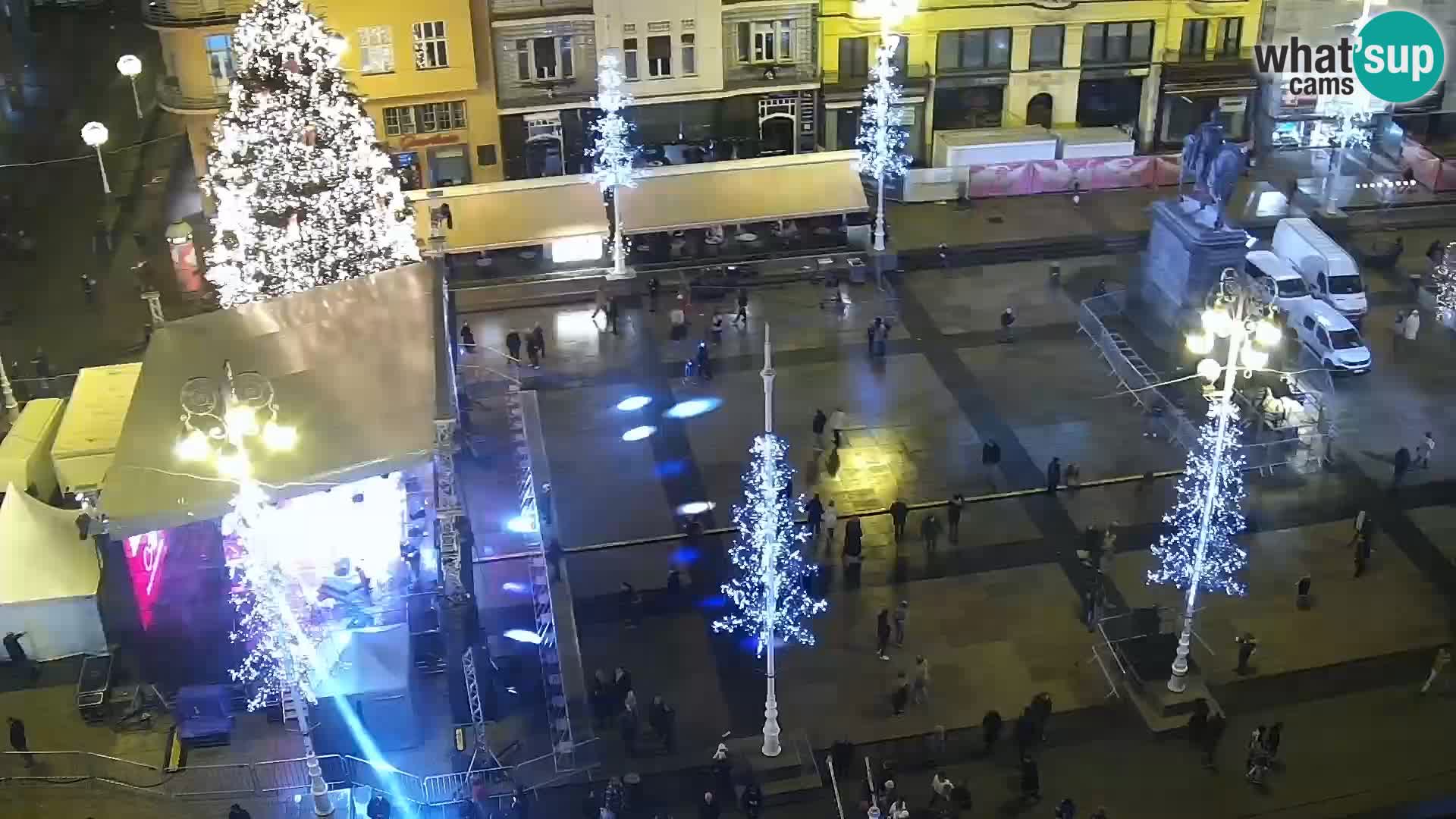 LIVE Webcam Zagreb Hotel Dubrovnik | Ban Jelačić square