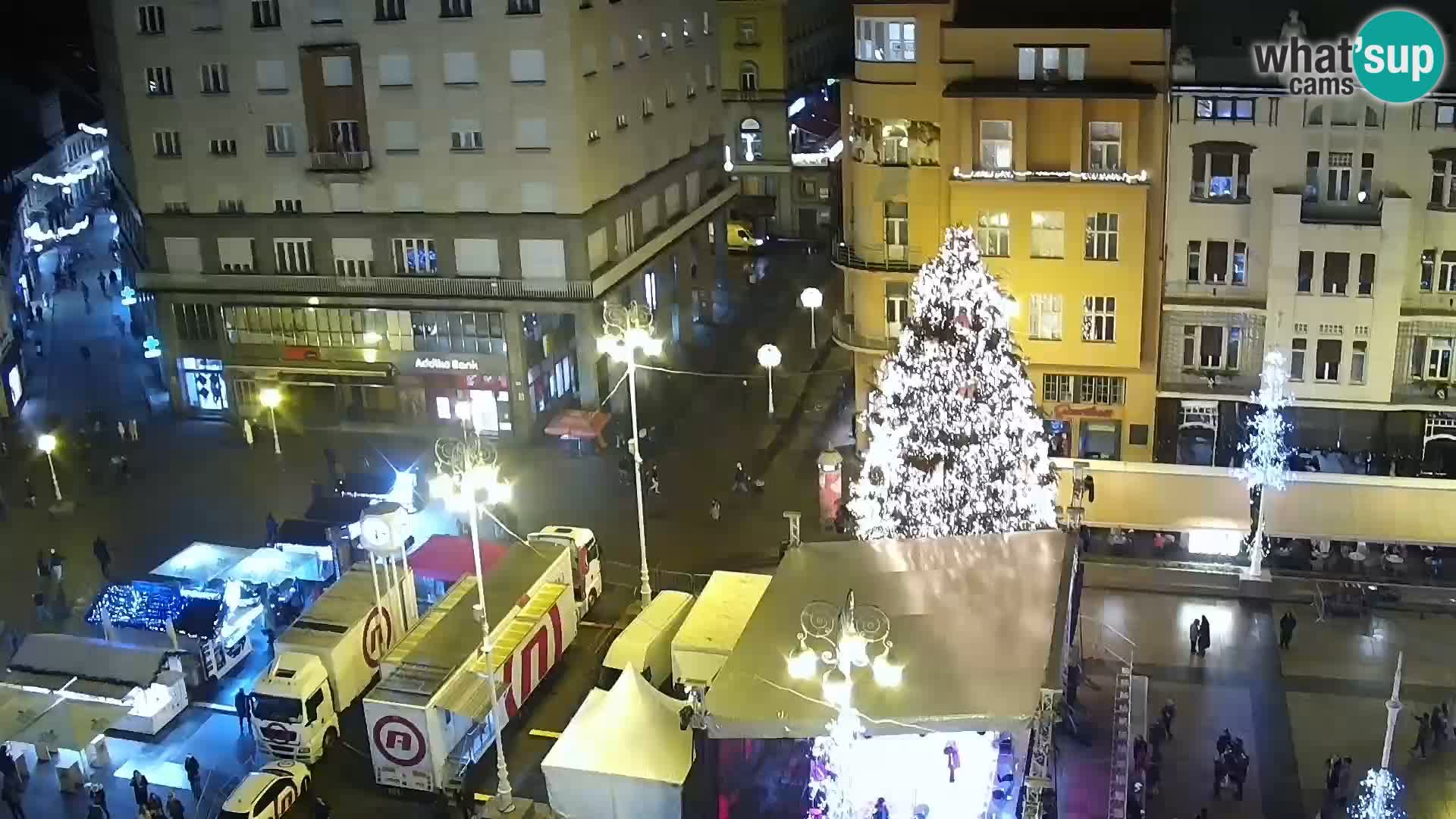 Piazza Ban Jelačić livecam Zagreb – Hotel Dubrovnik