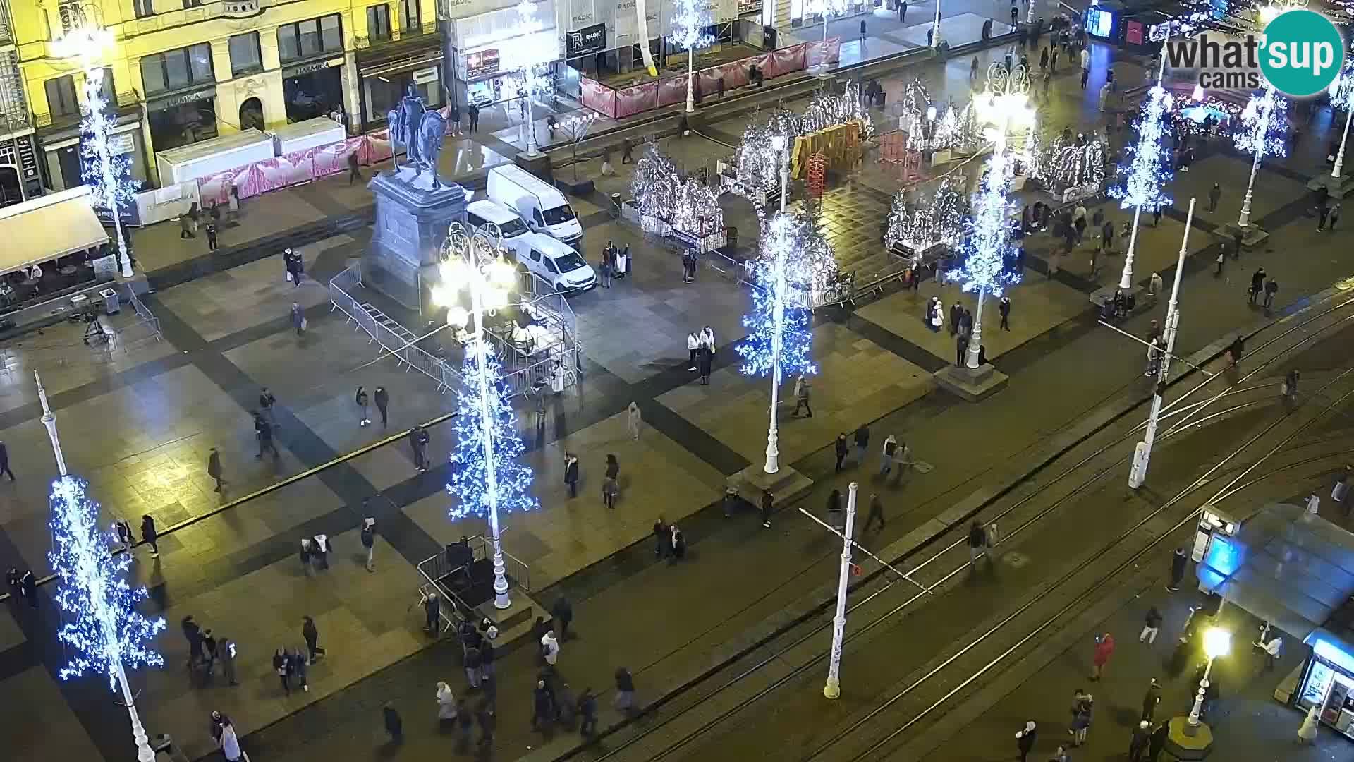 Ban Jelačić Platz  Live webcam Zagreb – Hotel Dubrovnik