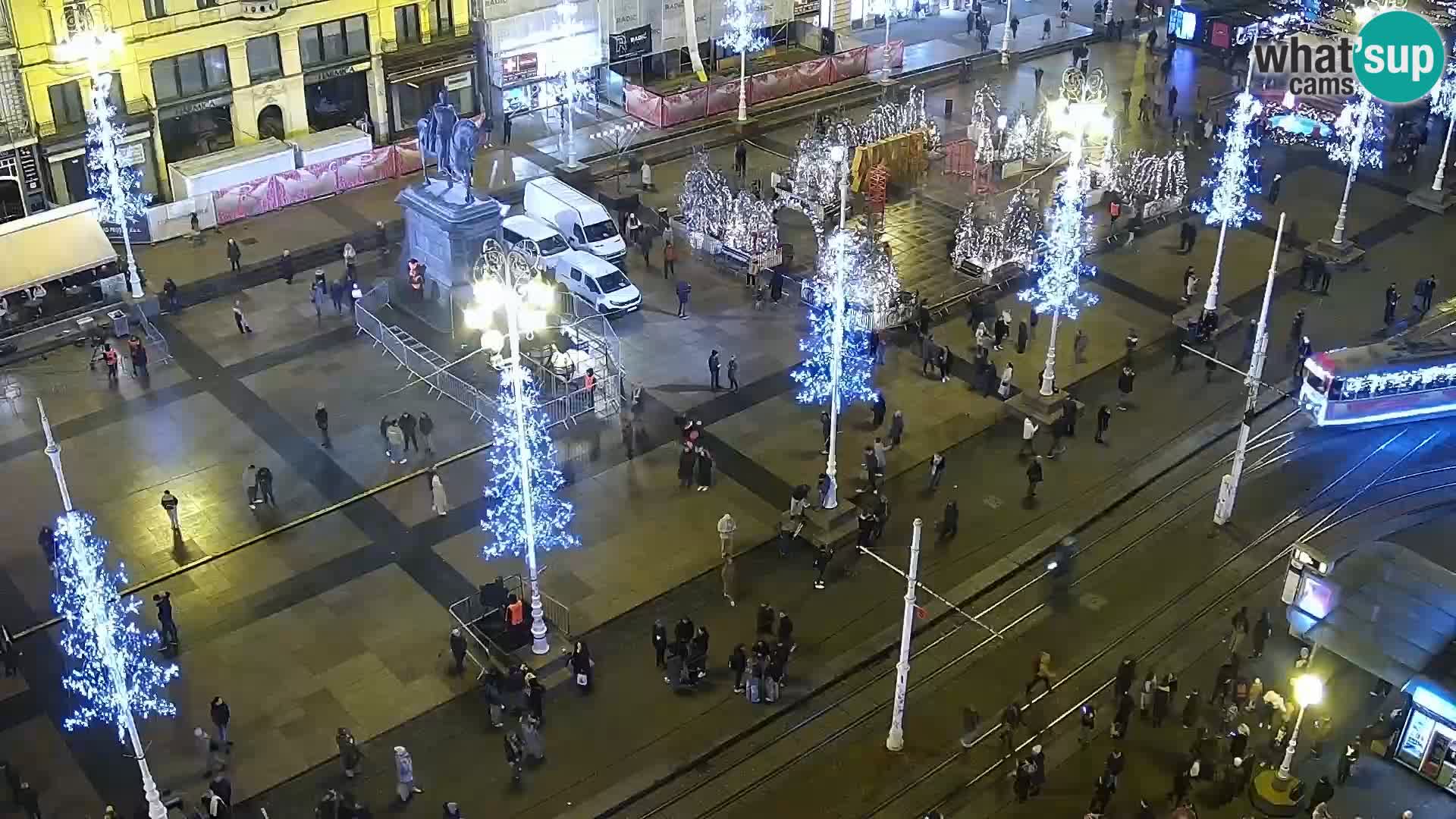 Piazza Ban Jelačić livecam Zagreb – Hotel Dubrovnik