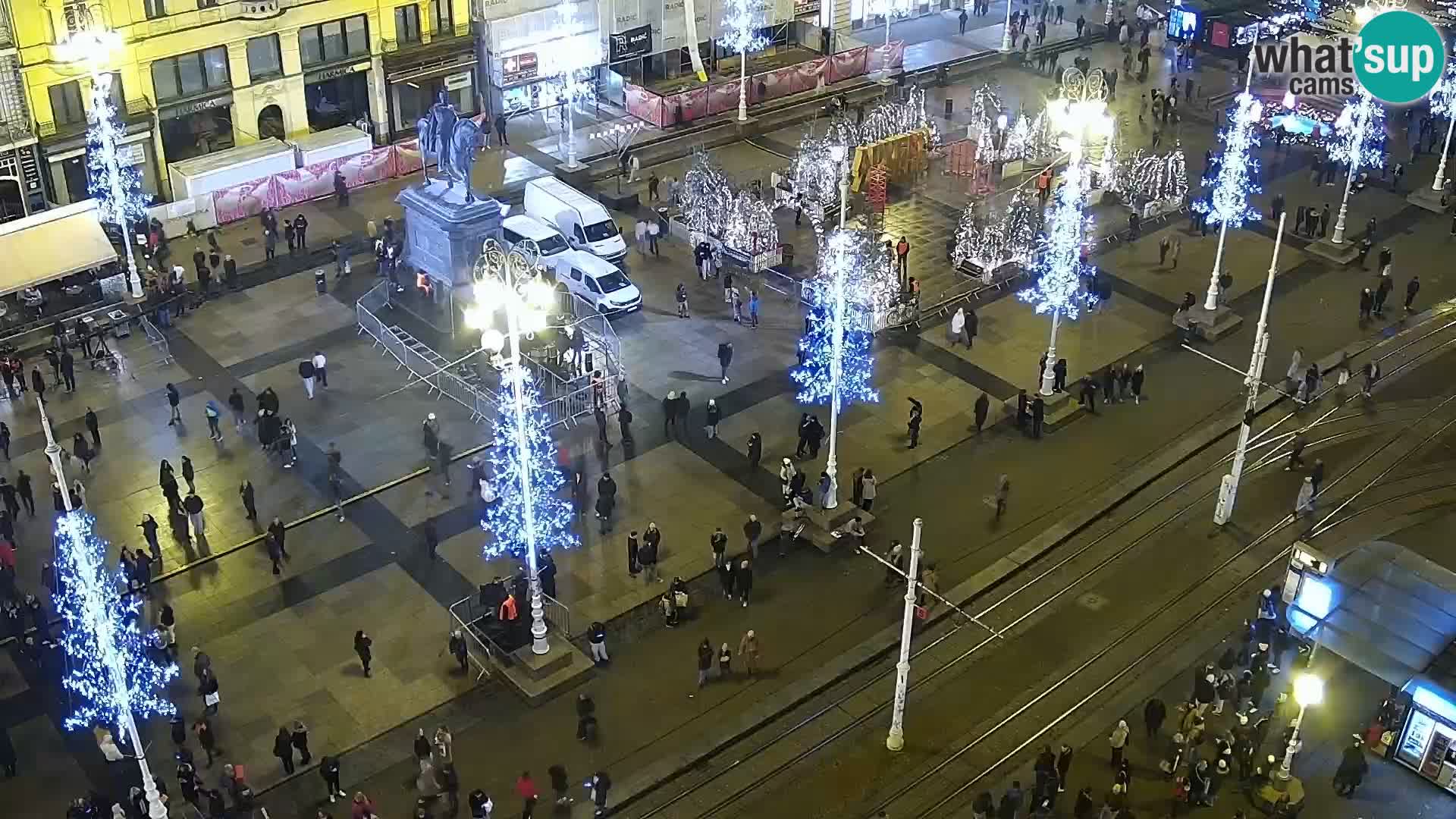 LIVE Webcam Zagreb Hotel Dubrovnik | Ban Jelačić square