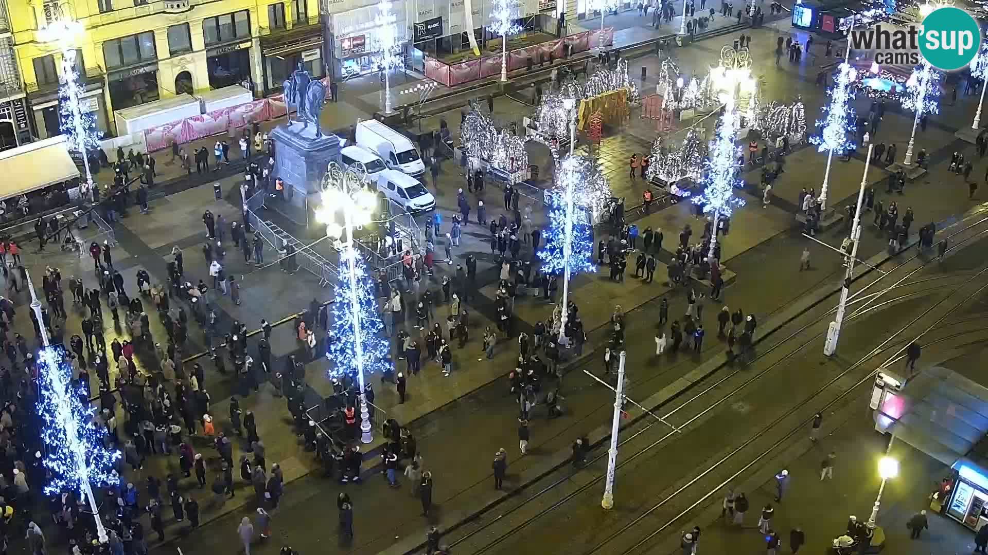 Piazza Ban Jelačić livecam Zagreb – Hotel Dubrovnik