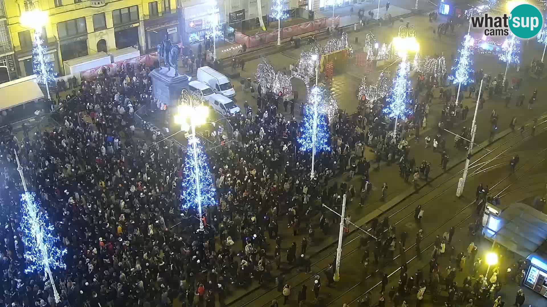 Plaza Ban Jelačić camera en vivo Zagreb – Hotel Dubrovnik