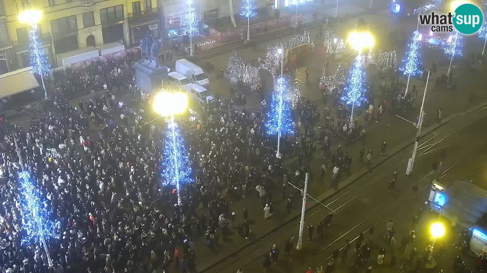 Plaza Ban Jelačić camera en vivo Zagreb – Hotel Dubrovnik