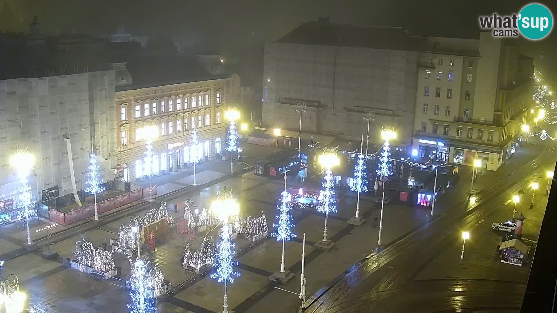 Plaza Ban Jelačić camera en vivo Zagreb – Hotel Dubrovnik