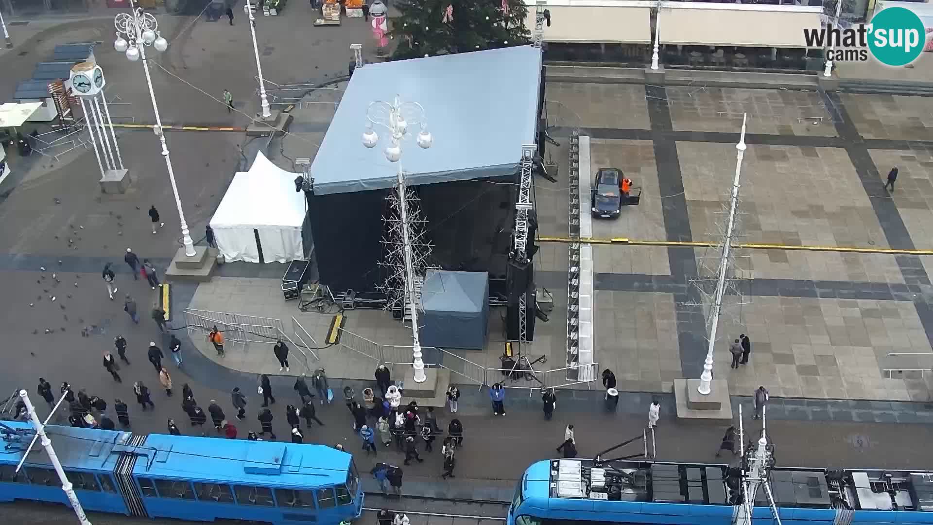 LIVE Webcam Zagreb Hotel Dubrovnik | Ban Jelačić square