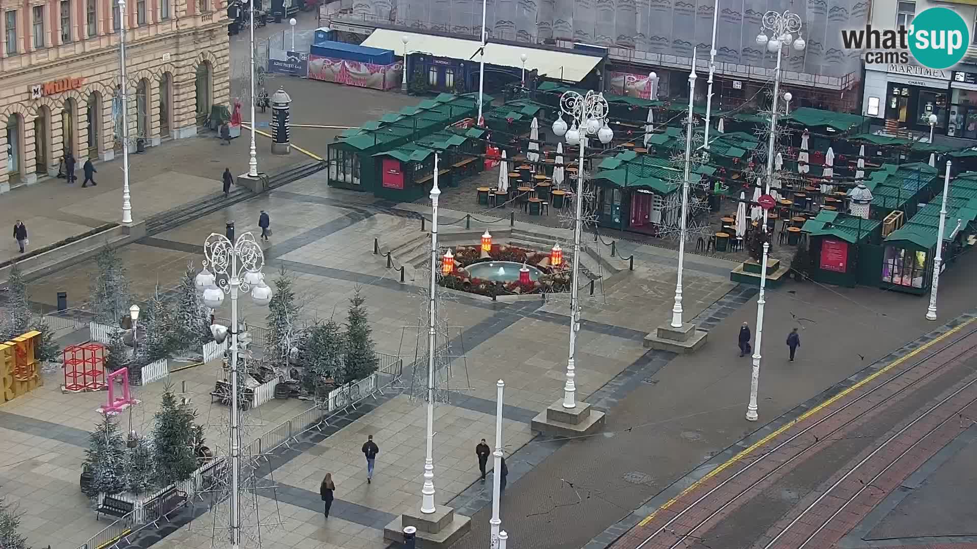 Ban Jelačić Platz  Live webcam Zagreb – Hotel Dubrovnik