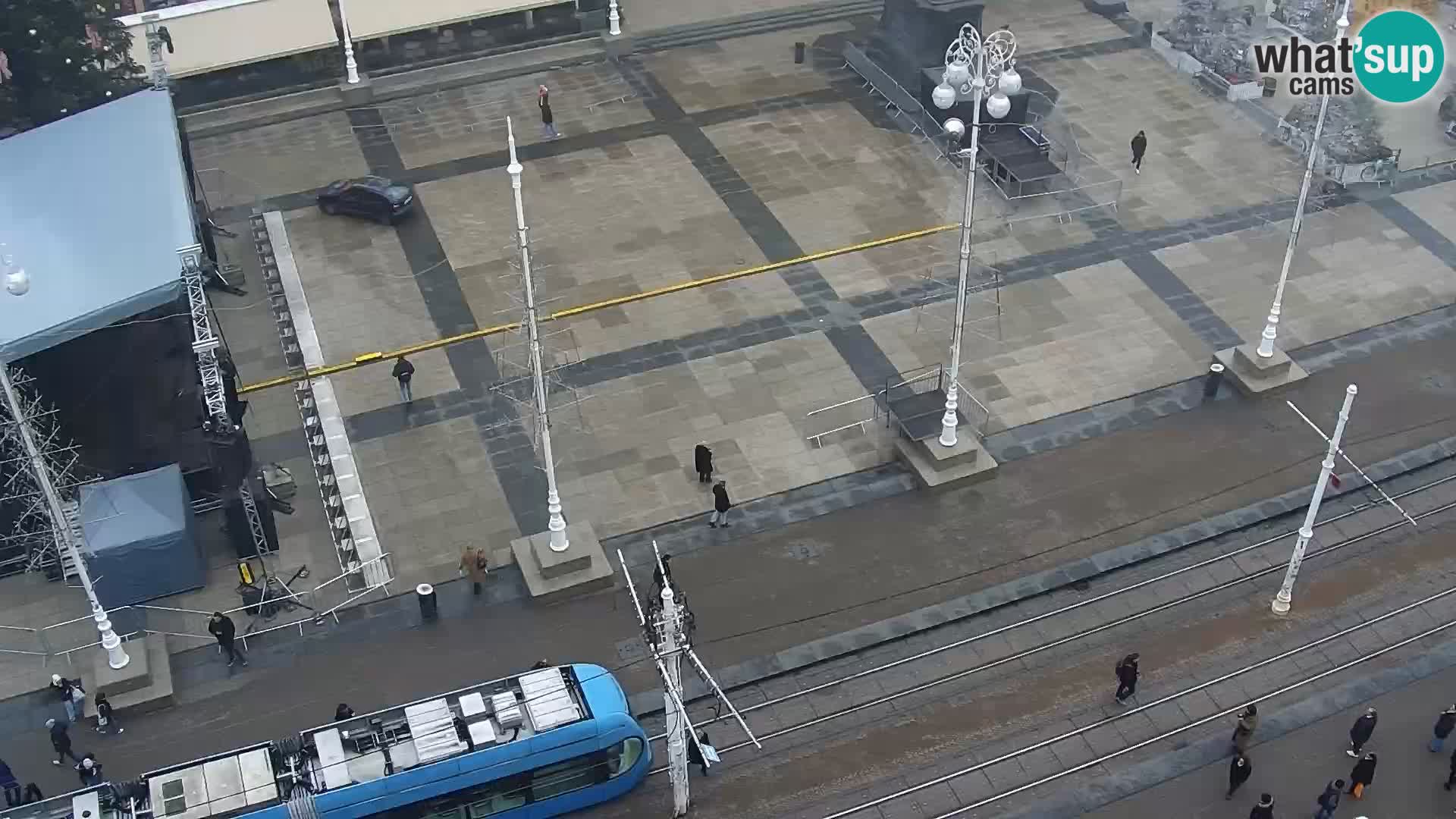 Ban Jelačić Platz  Live webcam Zagreb – Hotel Dubrovnik