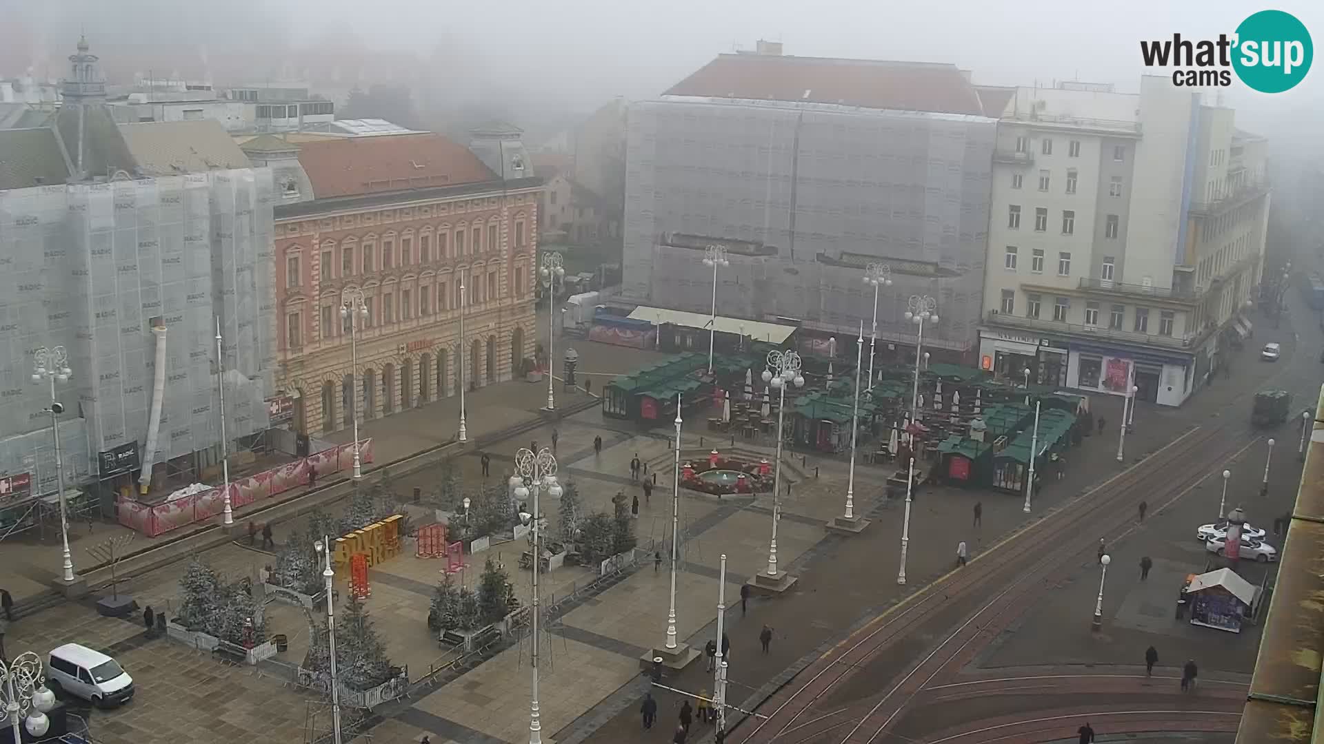 Plaza Ban Jelačić camera en vivo Zagreb – Hotel Dubrovnik
