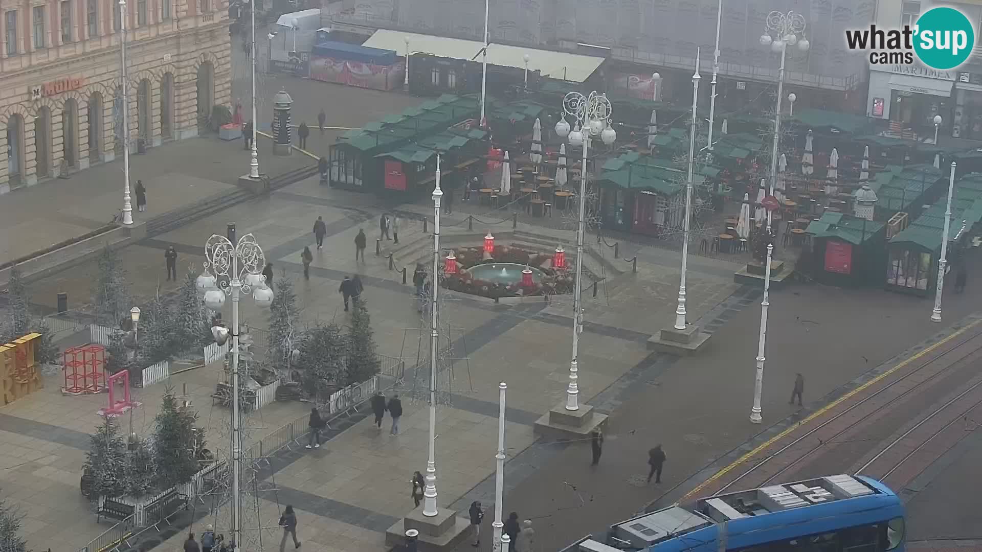 Webcam live Zagreb – Ban Jelačić Platz