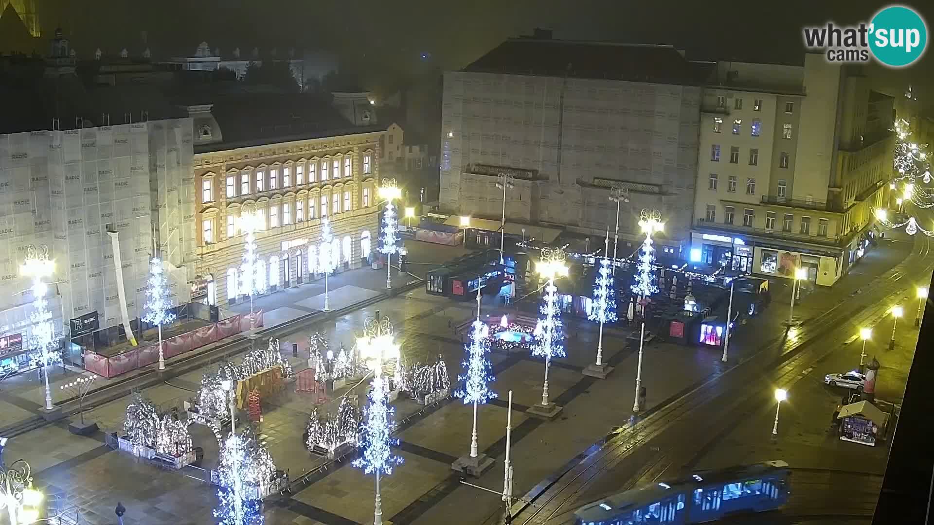 LIVE Webcam Zagreb Hotel Dubrovnik | Ban Jelačić square