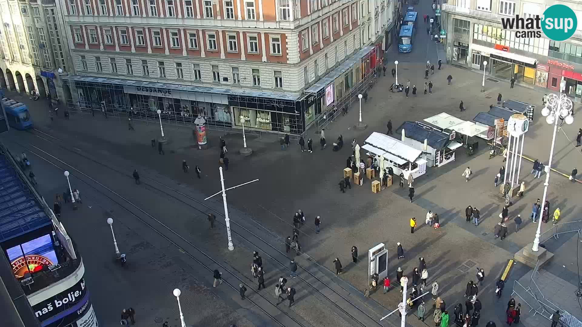 Piazza Ban Jelačić livecam Zagreb – Hotel Dubrovnik