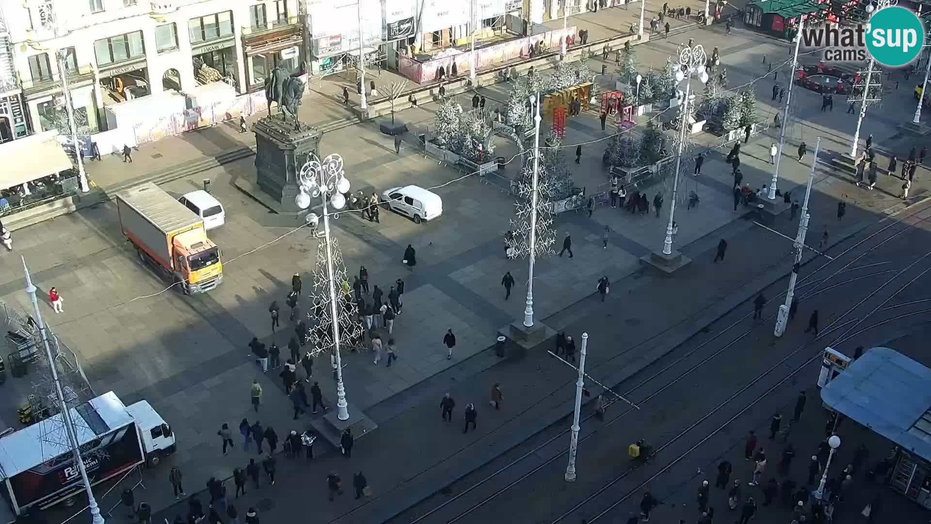 Ban Jelačić Platz  Live webcam Zagreb – Hotel Dubrovnik