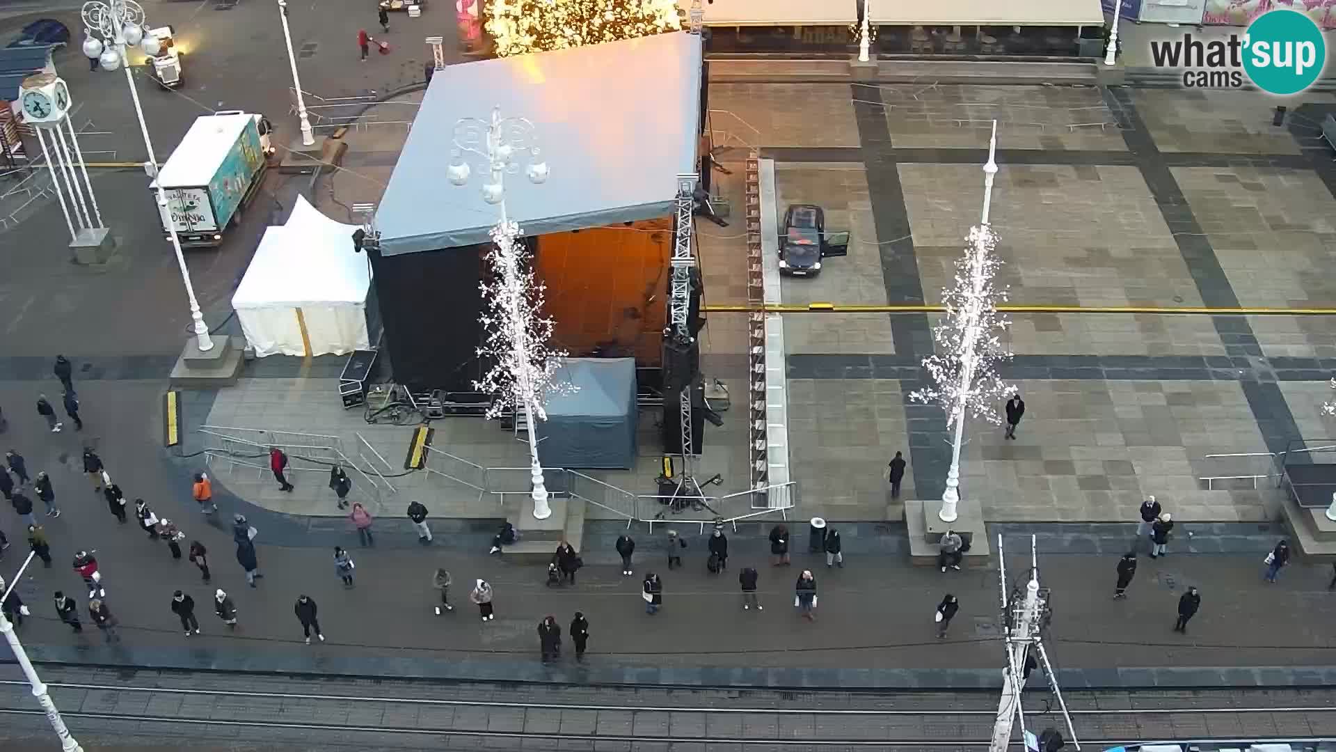 Plaza Ban Jelačić camera en vivo Zagreb – Hotel Dubrovnik