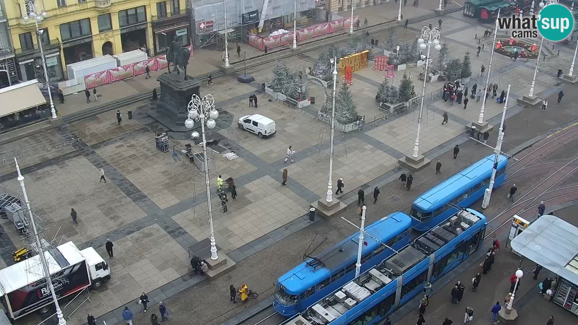 LIVE Webcam Zagreb Hotel Dubrovnik | Ban Jelačić square