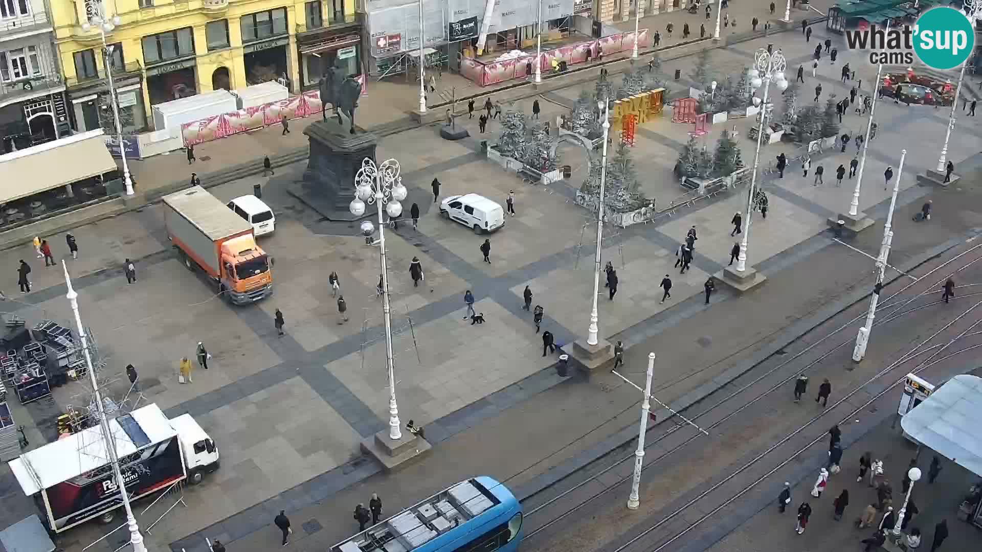 Piazza Ban Jelačić livecam Zagreb – Hotel Dubrovnik