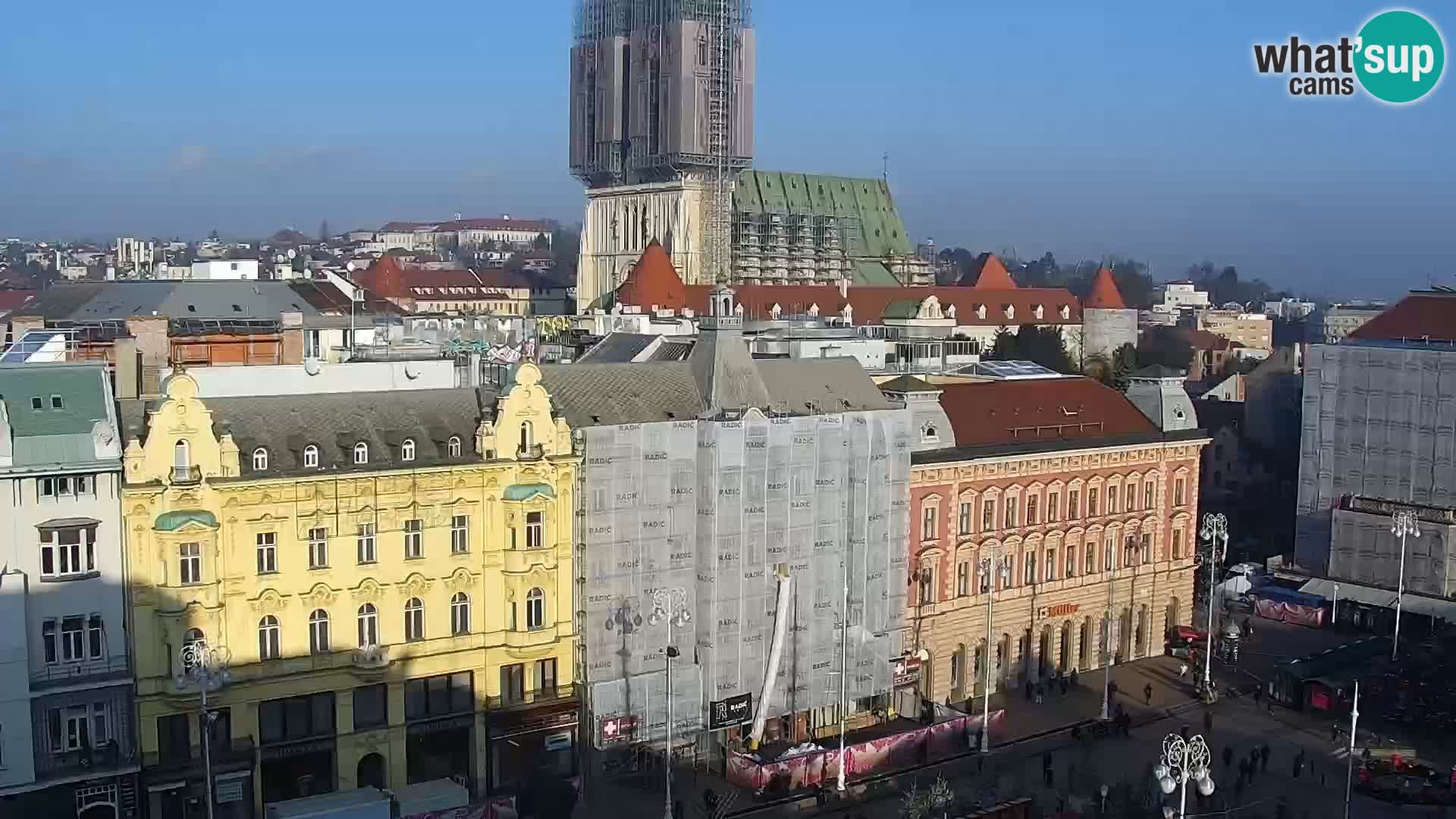 Ban Jelačić Platz Live webcam Zagreb – Hotel Dubrovnik