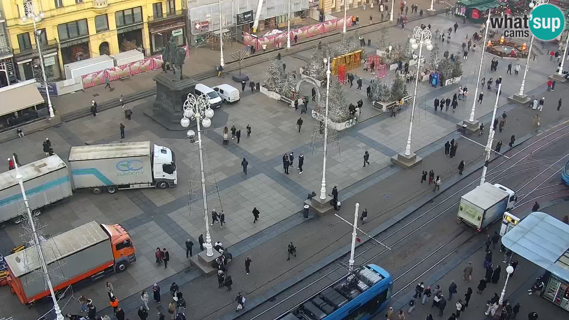 Piazza Ban Jelačić livecam Zagreb – Hotel Dubrovnik