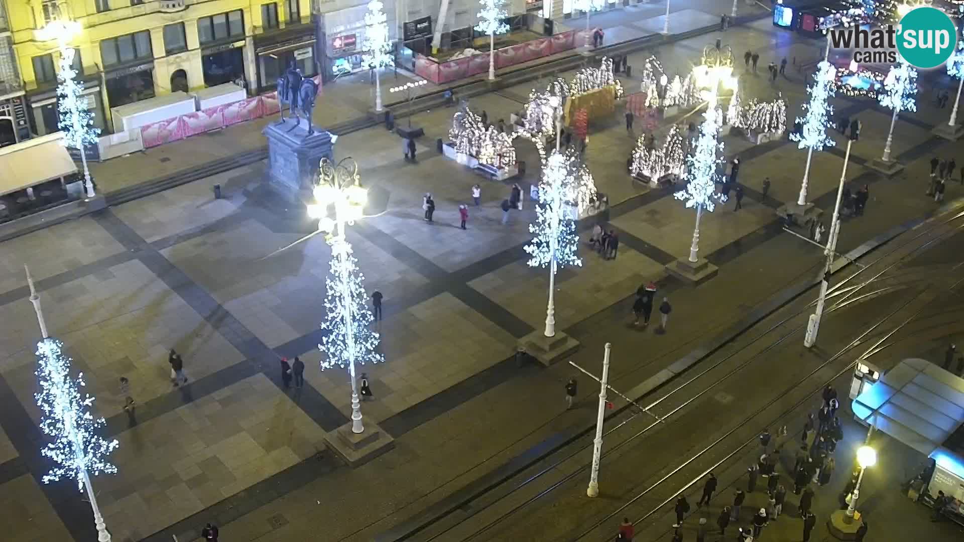 Piazza Ban Jelačić livecam Zagreb – Hotel Dubrovnik