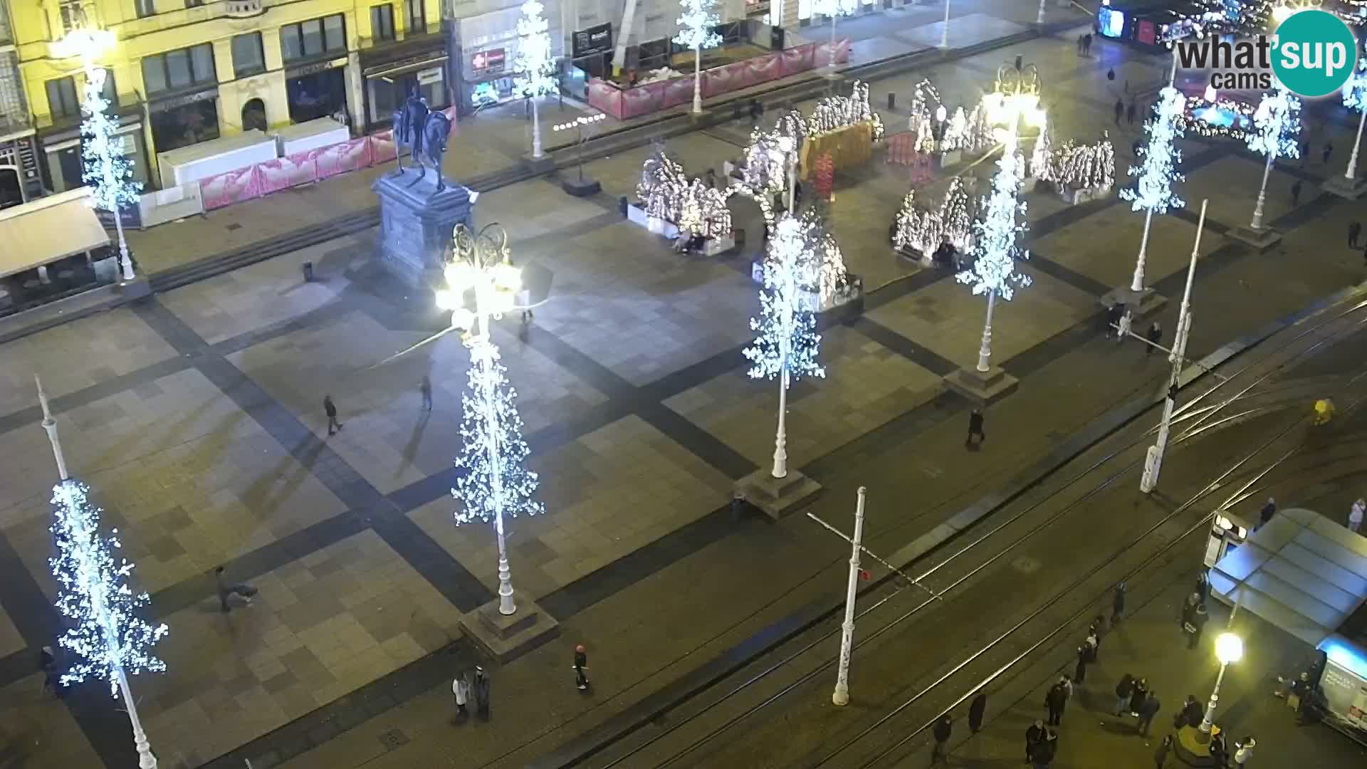 Piazza Ban Jelačić livecam Zagreb – Hotel Dubrovnik