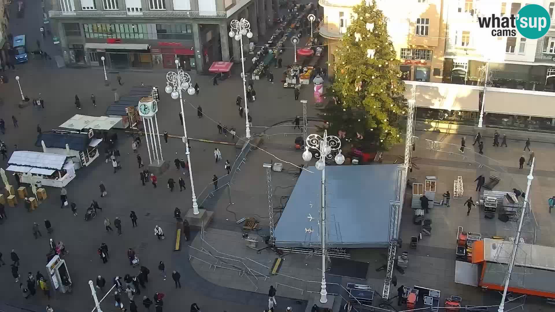 Piazza Ban Jelačić livecam Zagreb – Hotel Dubrovnik