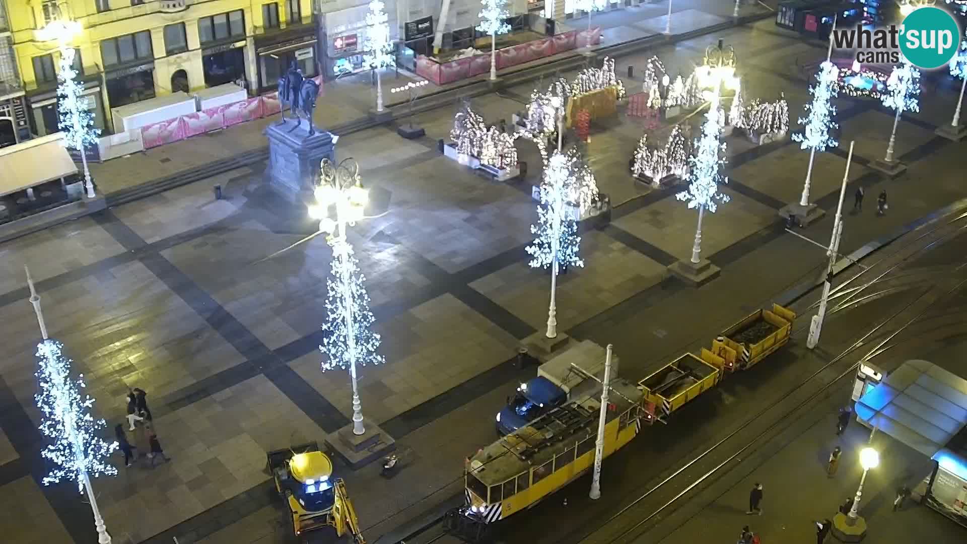 LIVE Webcam Zagreb Hotel Dubrovnik | Ban Jelačić square