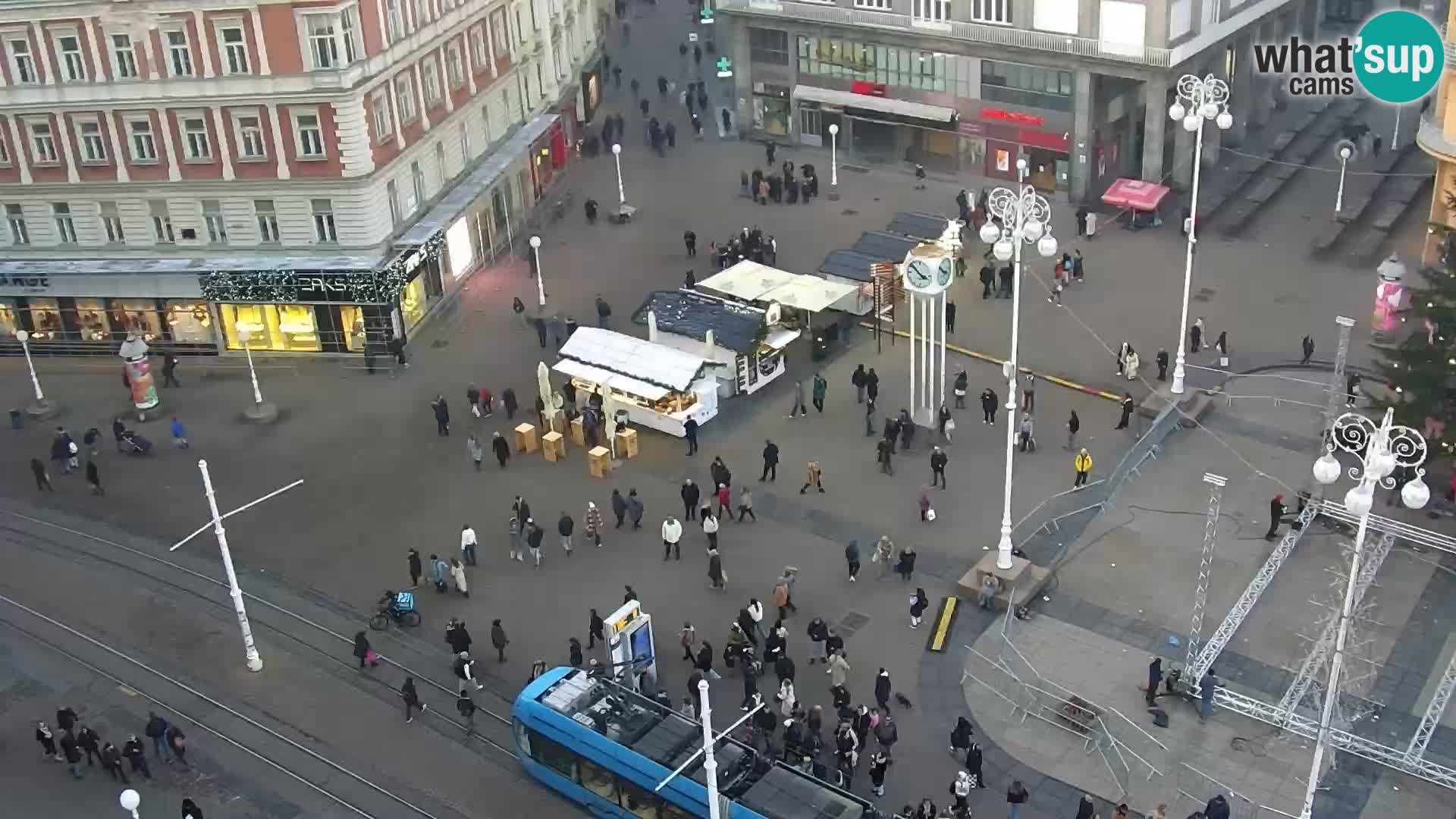 LIVE Webcam Zagreb Hotel Dubrovnik | Ban Jelačić square
