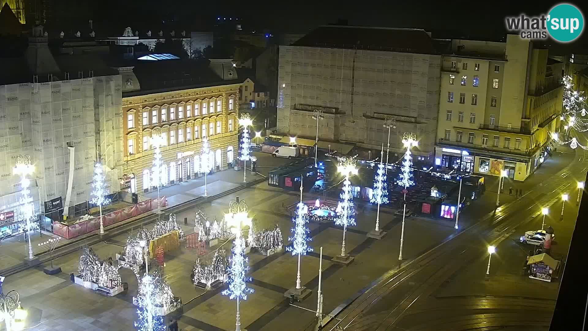 Ban Jelačić Platz  Live webcam Zagreb – Hotel Dubrovnik