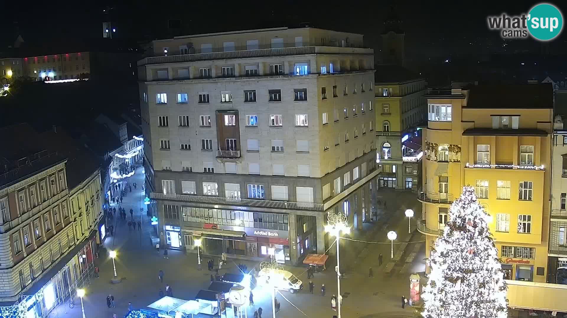 Piazza Ban Jelačić livecam Zagreb – Hotel Dubrovnik
