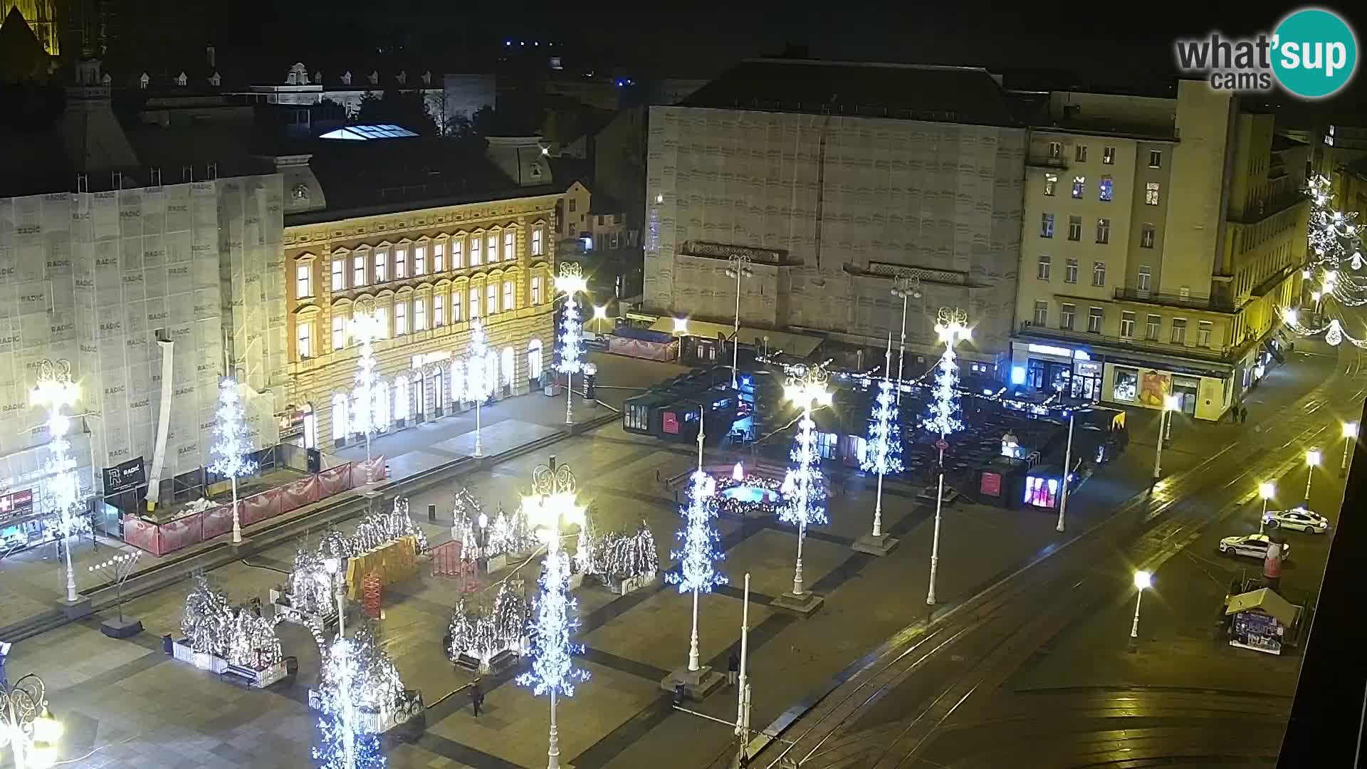 Plaza Ban Jelačić camera en vivo Zagreb – Hotel Dubrovnik