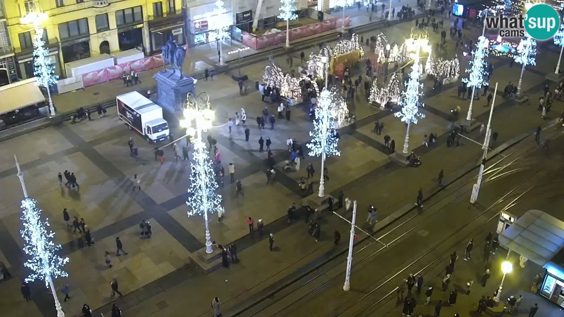 Plaza Ban Jelačić camera en vivo Zagreb – Hotel Dubrovnik