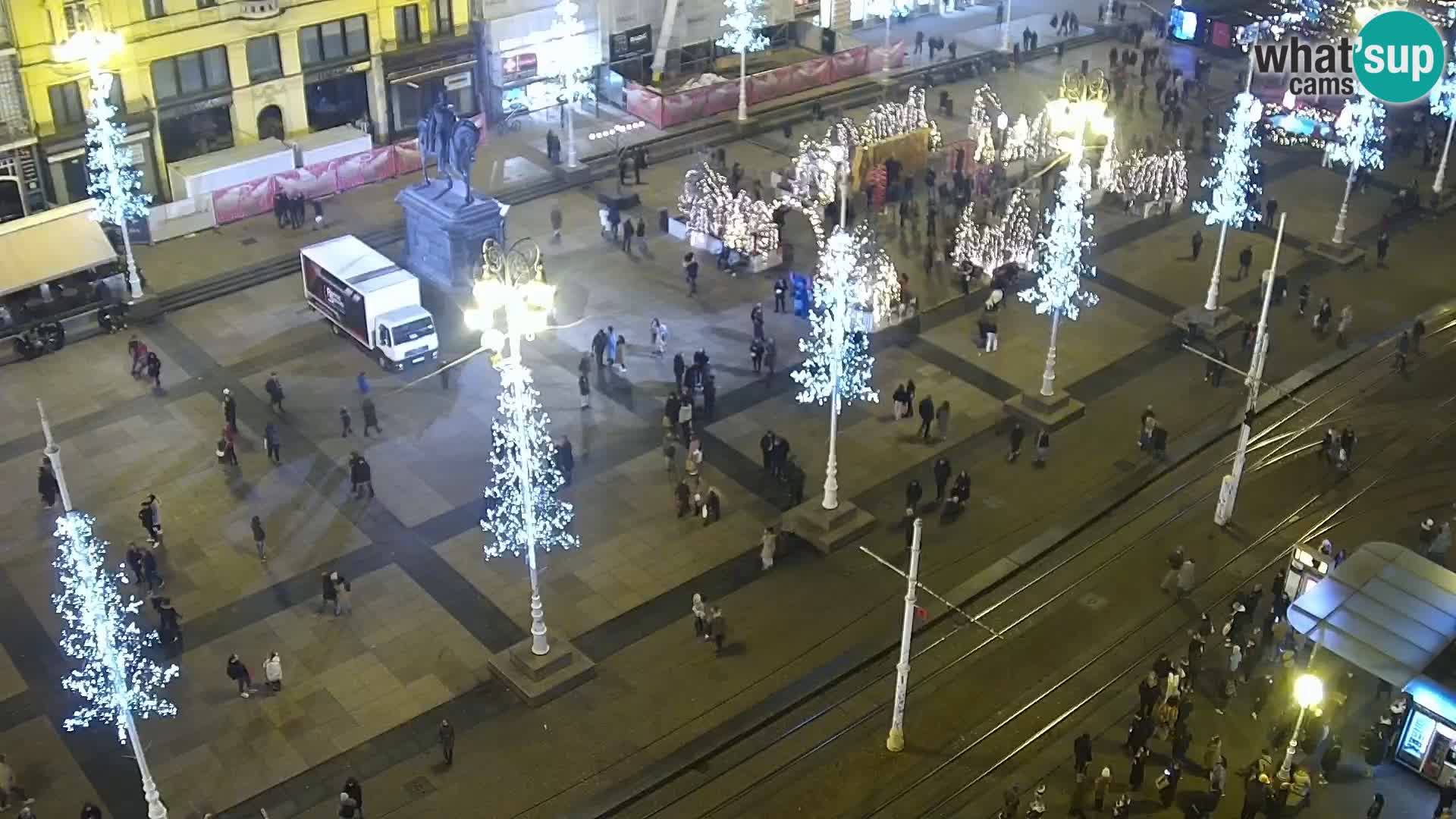 Plaza Ban Jelačić camera en vivo Zagreb – Hotel Dubrovnik