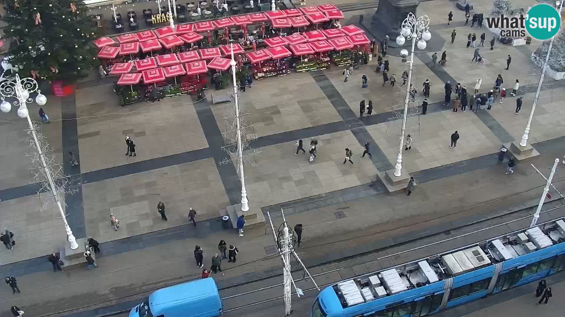 Ban Jelačić Platz  Live webcam Zagreb – Hotel Dubrovnik