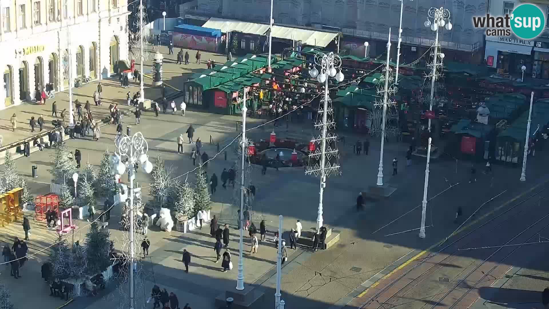 Piazza Ban Jelačić livecam Zagreb – Hotel Dubrovnik