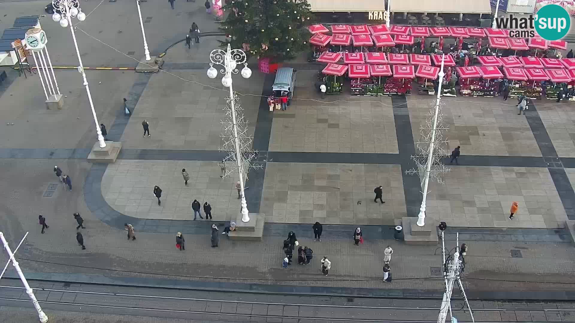 Trg Bana Jelačića web kamera Zagreb – Hotel Dubrovnik