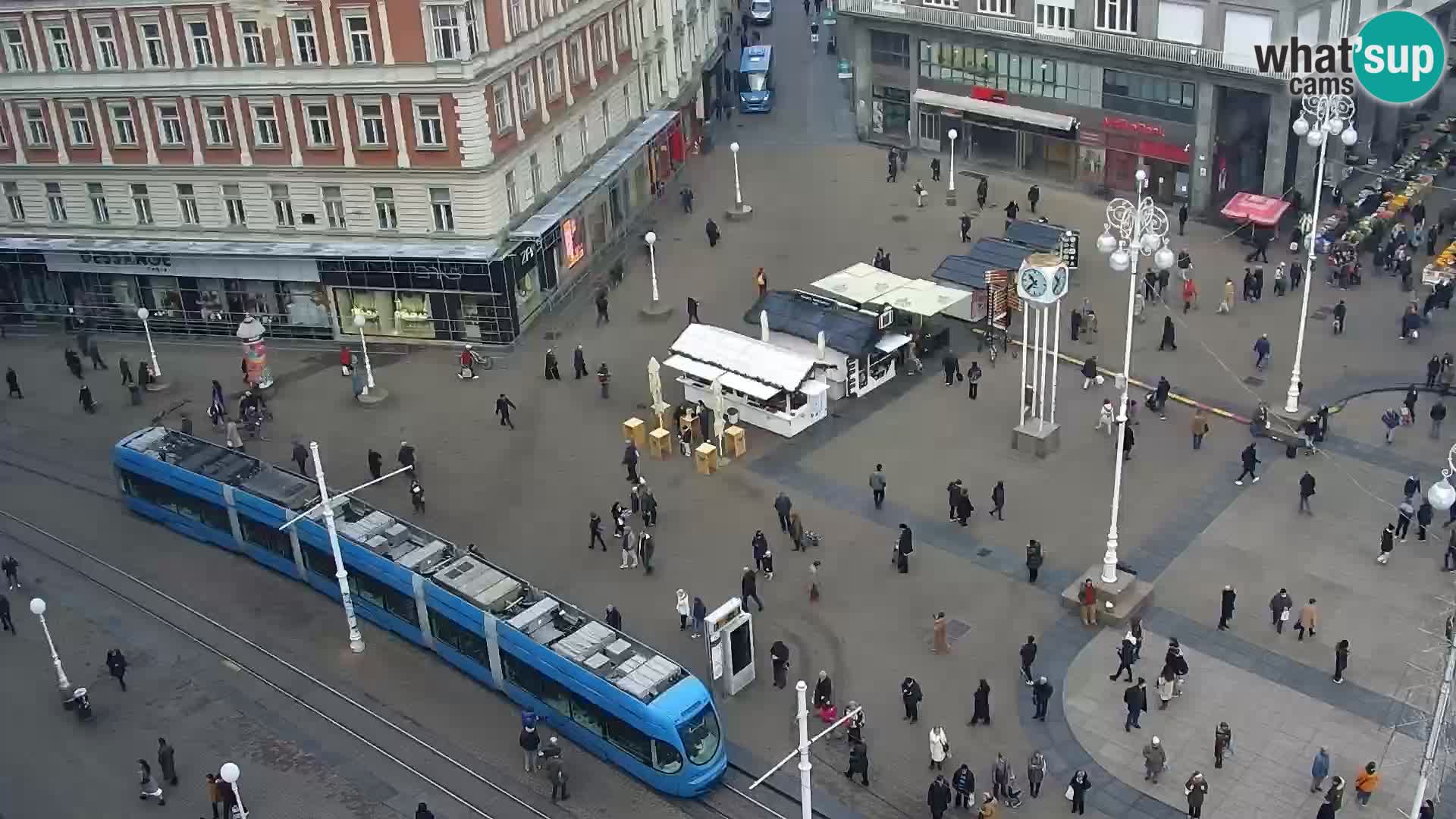 Ban Jelačić Platz  Live webcam Zagreb – Hotel Dubrovnik