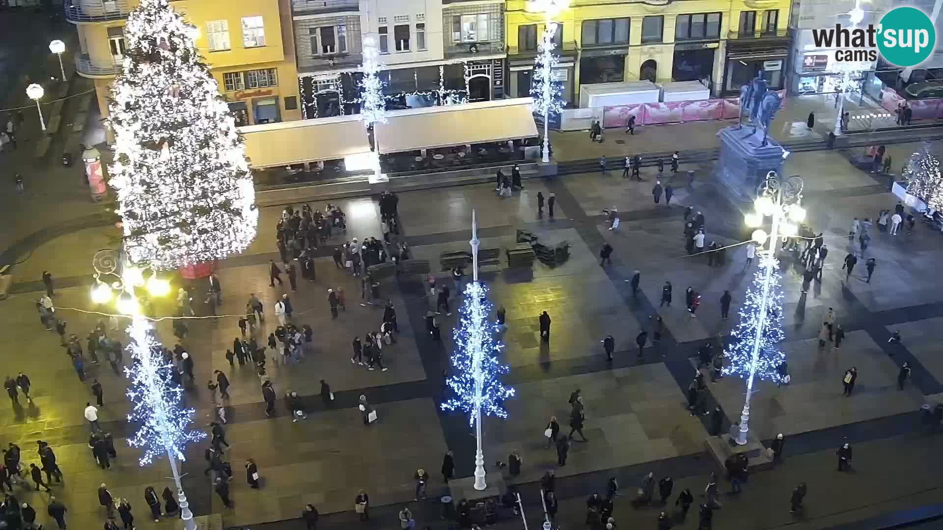 Piazza Ban Jelačić livecam Zagreb – Hotel Dubrovnik